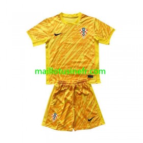 Maillot de Foot Croatie Gardien Domicile UEFA EURO 2024 - Enfant